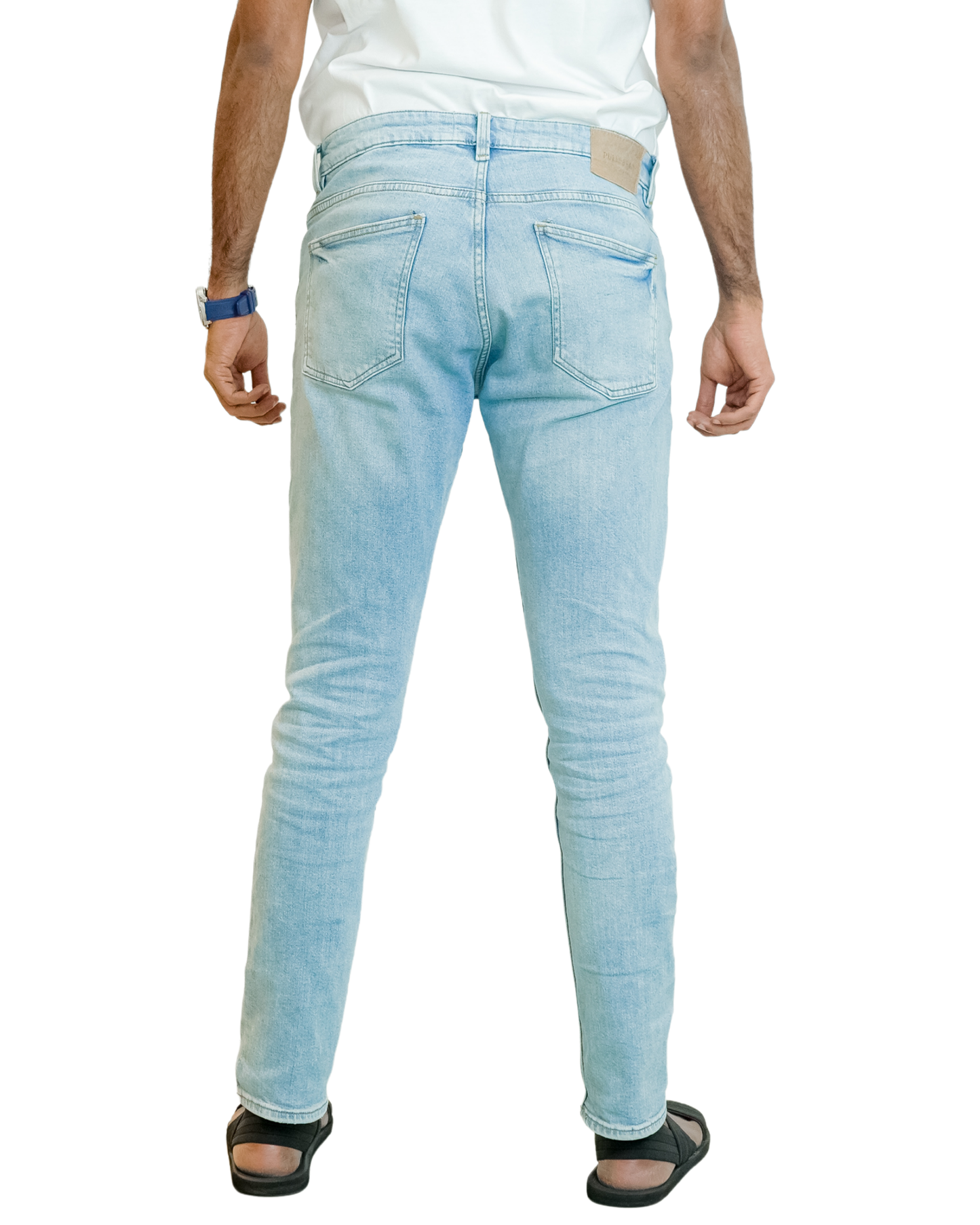 PNB Light Blue - Men's Denim Pant Slim Fit