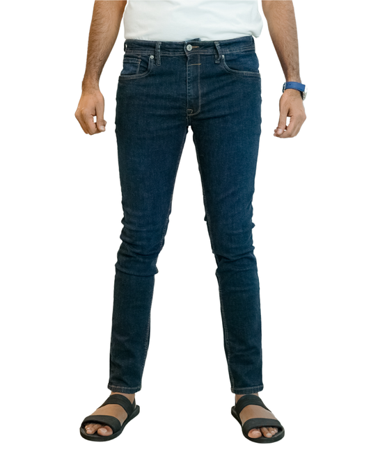 CLN Dark Blue Men’s Skinny Slim Fit Jeans