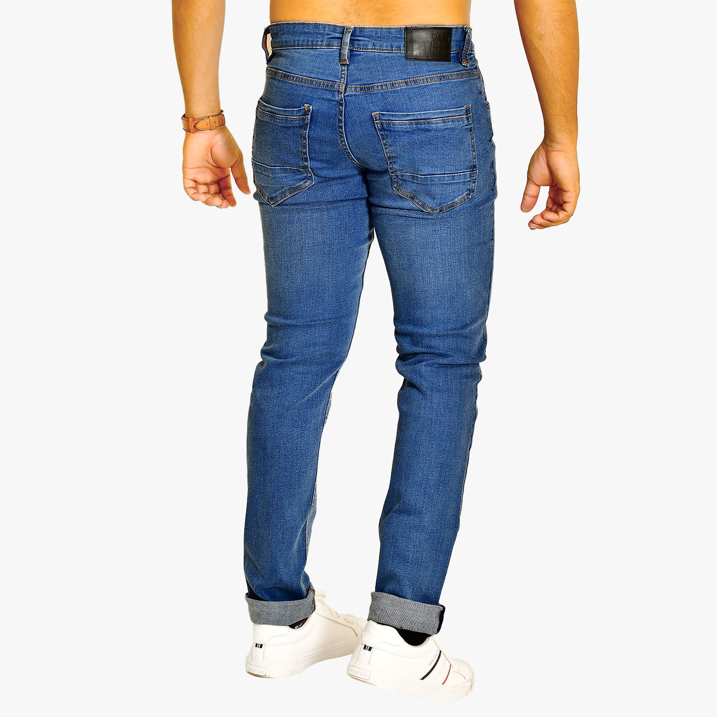 DD23 Blue - Men's Denim Pant Slim Fit