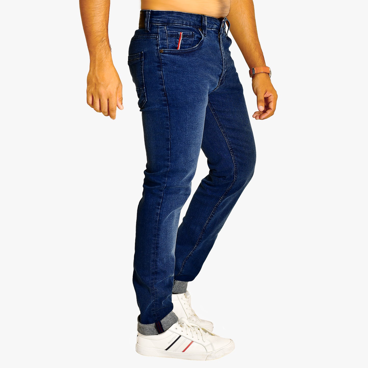 DD23 Dark Blue - Men's Denim Pant Slim Fit