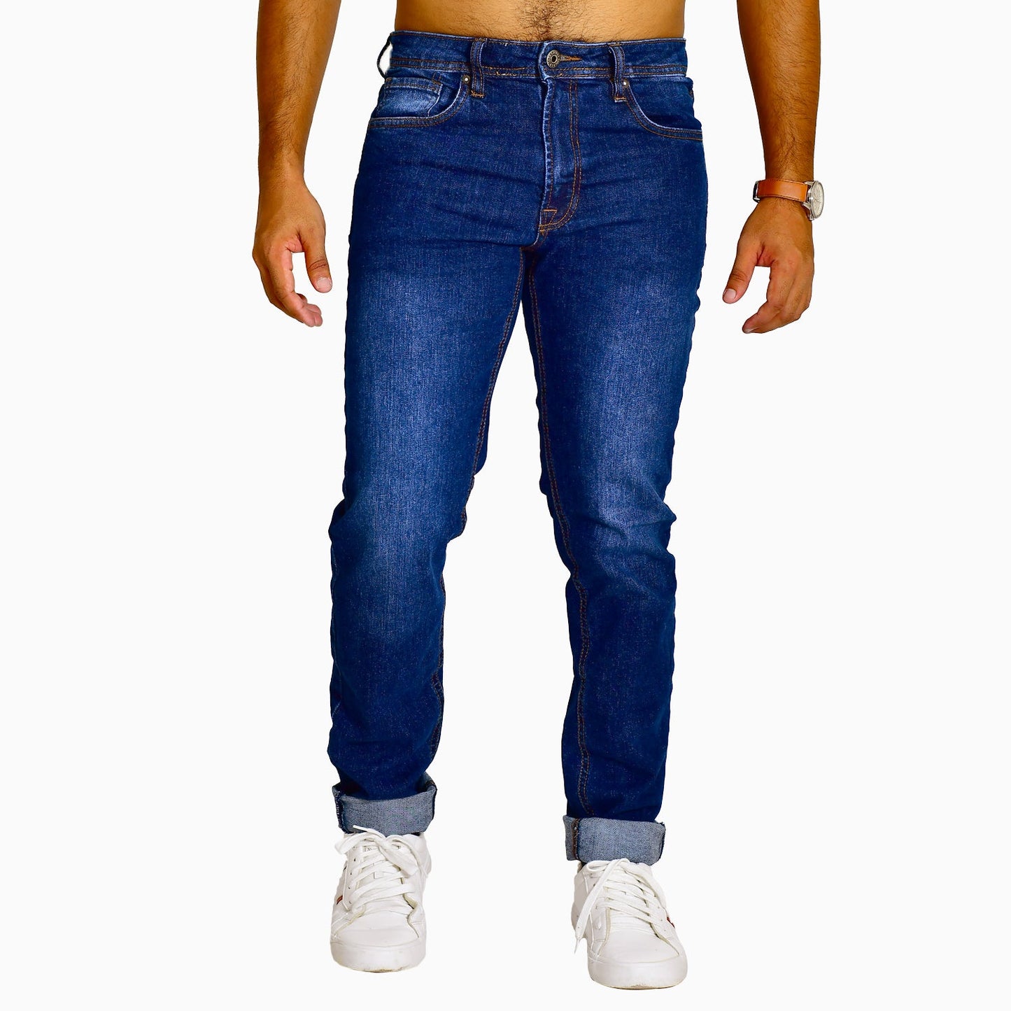 JJ22 Dark Blue - Men's Denim Pant Slim Fit