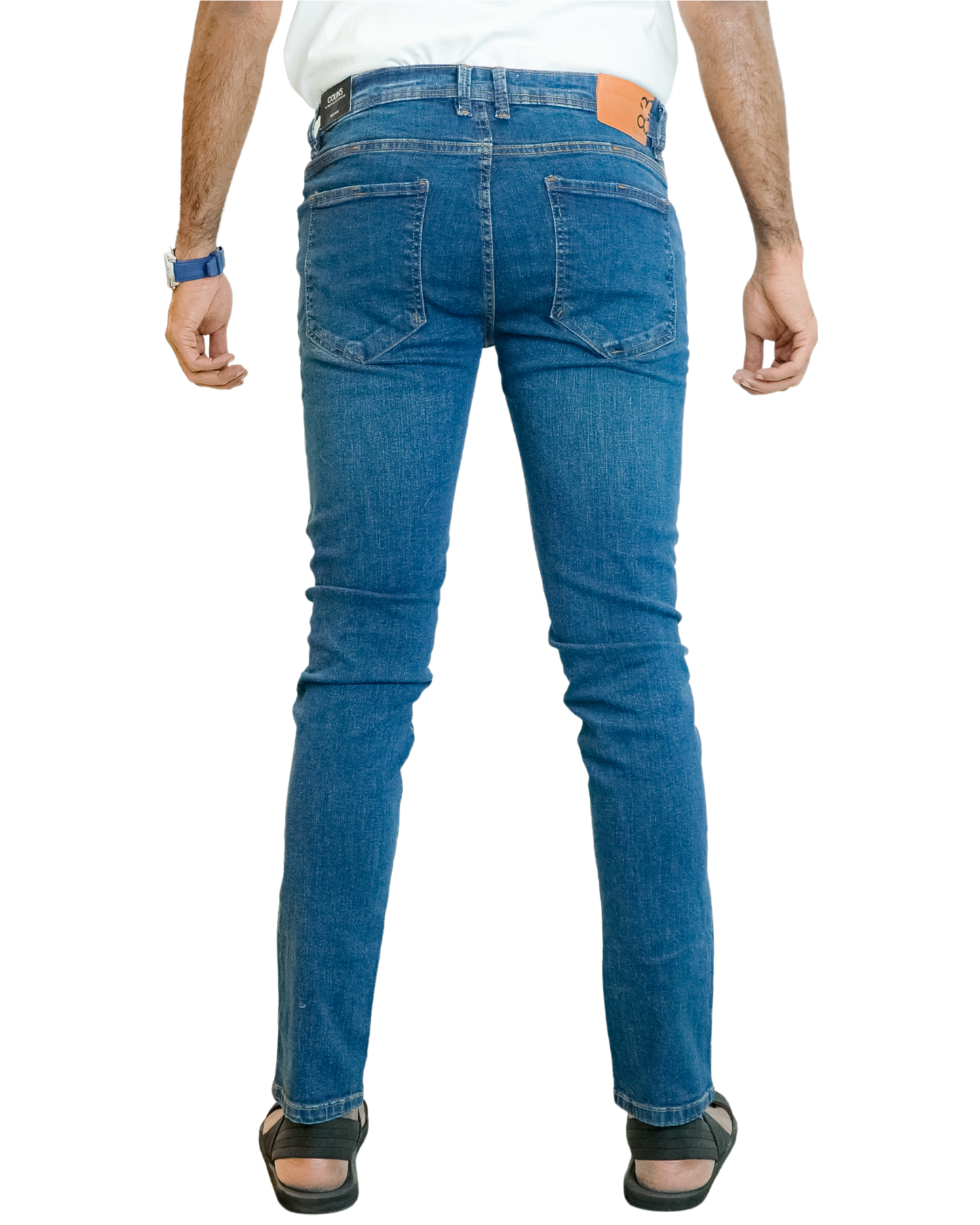 CLN Mid Blue Men’s Skinny Slim Fit Jeans